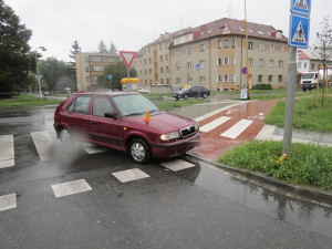 S 3,12 promile se řítil Olomoucí, zastavil ho až sloup