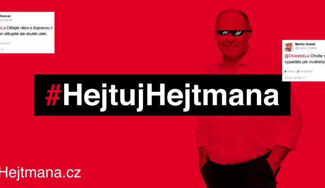 Kampaň „Hejtuj hejtmana“ spustil sám Okleštěk. Chce vědět od lidí, co jeho úřad zanedbává