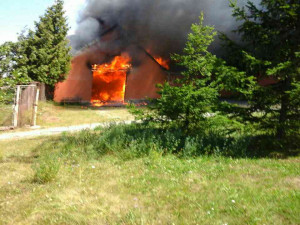 FOTO: Požár v Mohelnici způsobil škodu za jeden a půl milionu korun