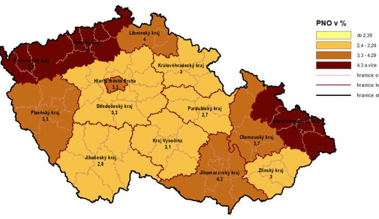 Vývoj nezaměstnanosti v kraji: V Olomouci a Přerově se zvýšila, tři okresy zaznamenaly pokles