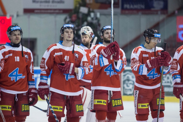 FOTOGALERIE: Mora dostala gól ve své vlastní přesilovce a smolně podlehla doma Vítkovicím 0:1