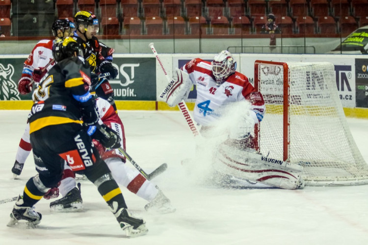 FOTOGALERIE: Moře nepomohly ani dva góly Ostřížka, s Litvínovem padla smolně v prodloužení 4:5