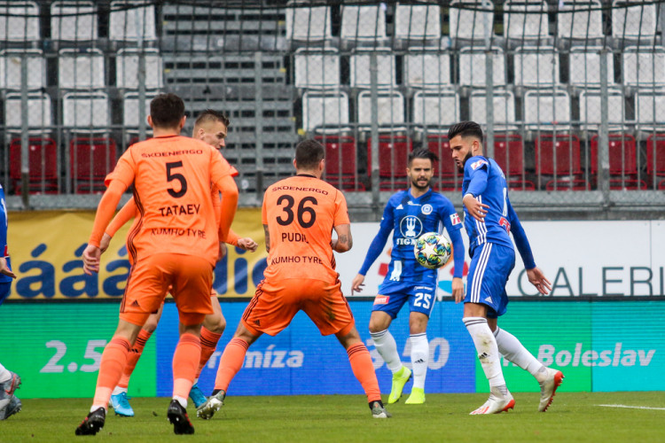 FOTOGALERIE: Mladá Boleslav v Olomouci srovnala během jedné minuty na 2:2