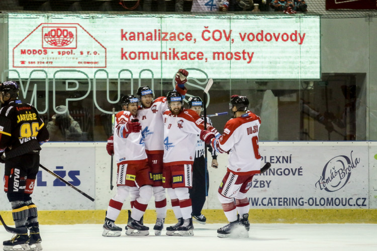 FOTOGALERIE: Olomouc díky dvě gólům Koloucha porazila Litvínov