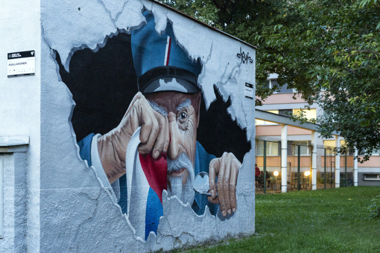 Street Art: Velkoplošné malby ozvláštnily fasády v centru Olomouce i v areálu vysokoškolských kolejí