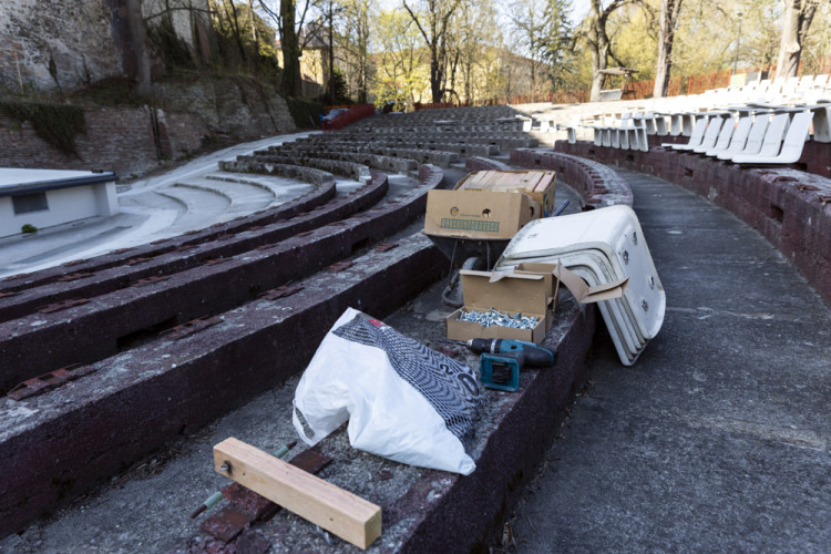 Letní kino v Olomouci prošlo rekonstrukcí. Hlediště ještě čekají úpravy