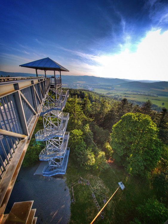 FOTOGALERIE: Rozhledna Hraniční vrch