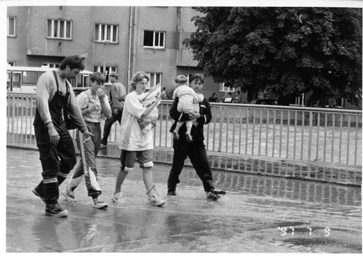 FOTOGALERIE: Povodně v roce 1997 v Olomouci