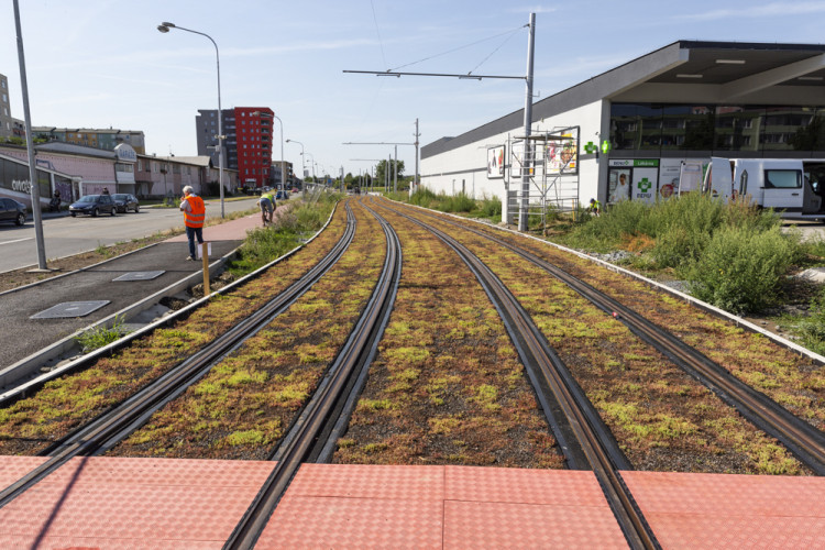 Stavba tramvajové trati v Olomouci pokračuje, v provozu má být od listopadu