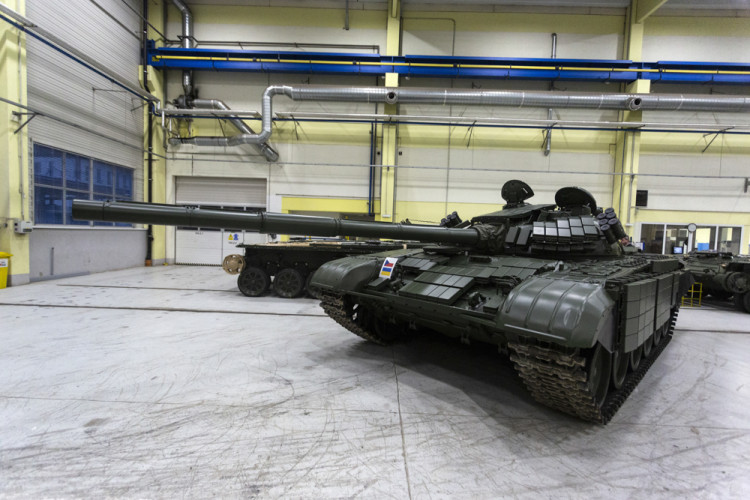 FOTOGALERIE: Šternberská Excalibur Army představila prototypy i modernizaci tanků T72 pro Ukrajinu